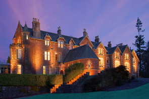 Photo of the exterior of Cromlix House Hotel in Perthsire