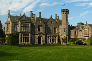 Photo of the exterior of The Roxburghe Hotel in the Scottish Borders
